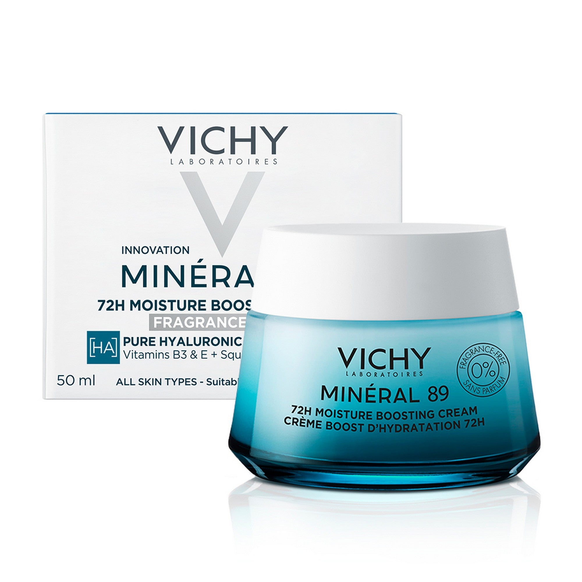 Vichy Mineral 89 72Hour Hyaluronic Acid Moisture Boosting Cream 50ml