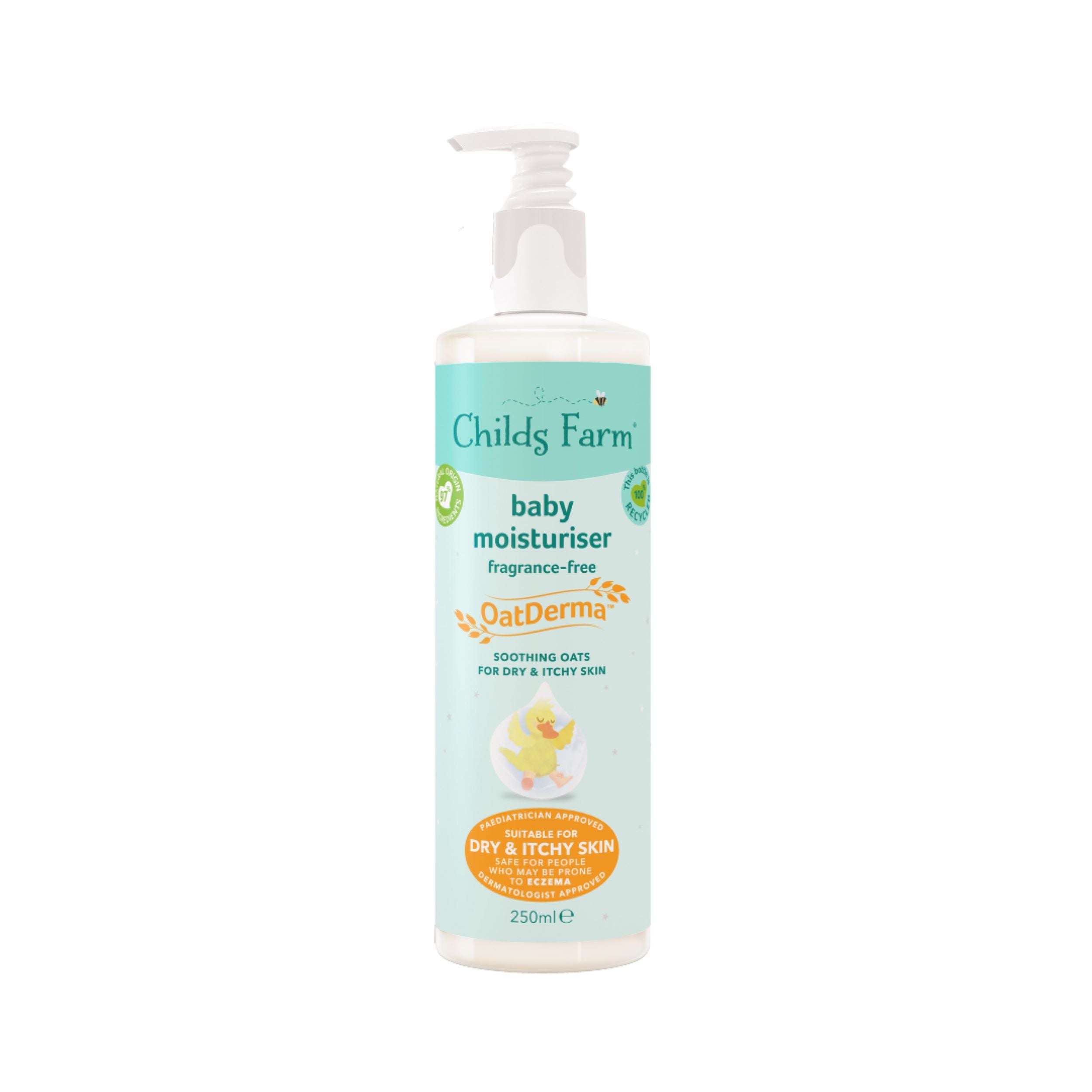 Childs Farm OatDerma Baby Moisturiser Fragrance Free 250ml