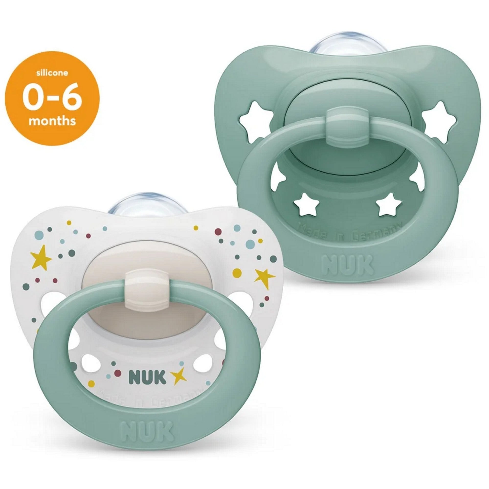 White nuk clearance pacifier