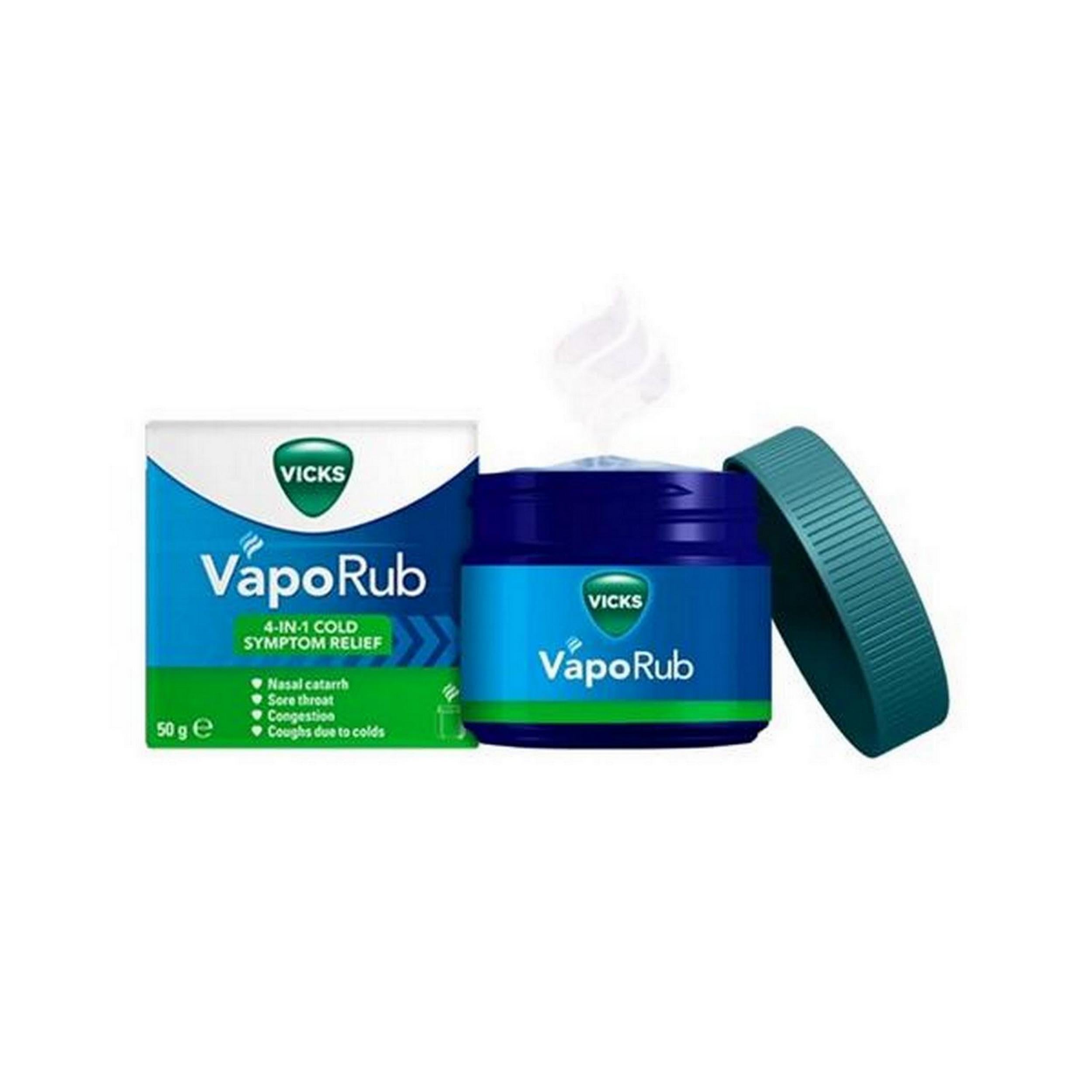Vicks Vaporub 4In1 Cold Symptom Relief 100G - Tesco Groceries