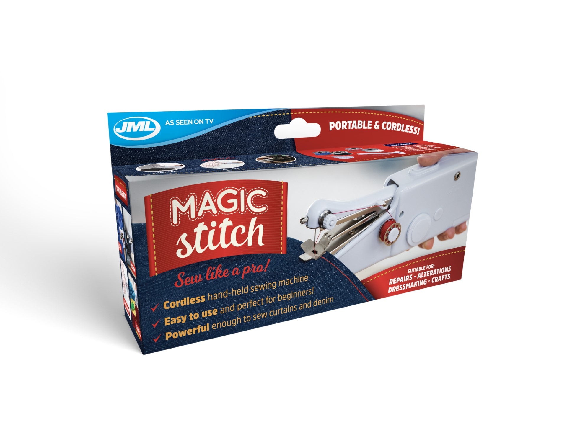 Buy MAGIC STITCH Handheld & Cordless Sewing Machine at ShopLC.