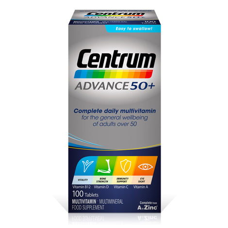 Centrum Advance 50 Multivitamin Tablets 100s