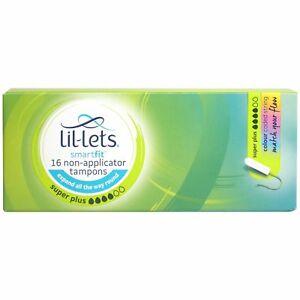 Lil-Lets Non-Applicator Ultra Tampons, Pack of 10 