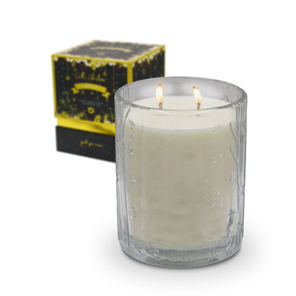 Celtic Candles Christmas Gold Double Wick