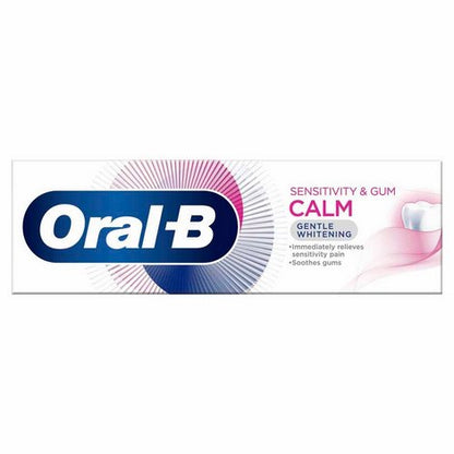 Oral B Sensitivity &amp; Gum Calm Toothpaste 75ml Whitening