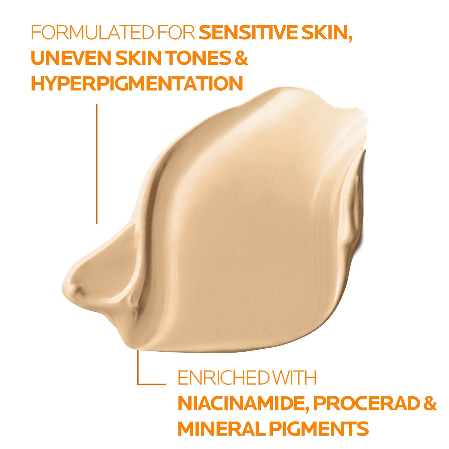 La Roche Posay Anthelios Pigment Correct Sun Cream SPF50 For Hyperpigmentation 50ml Texture