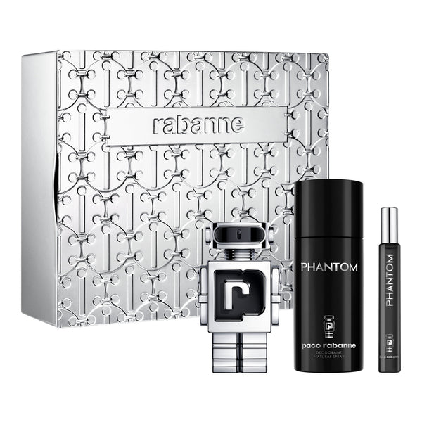 Paco Rabanne Phantom Eau De Toilette 50ml, Deodorant 150ml & Travel Sp