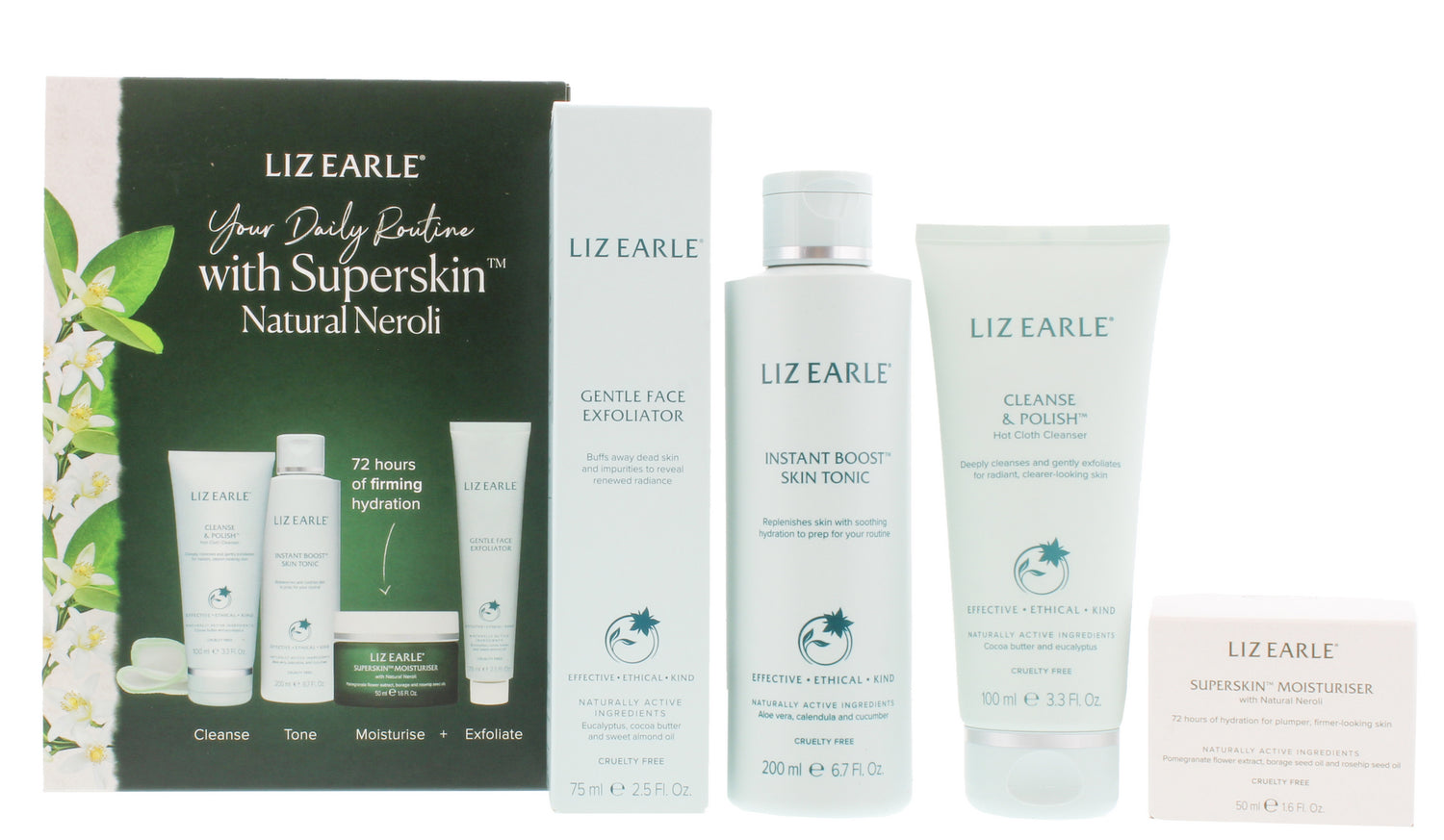 LIZ EARLE YOUR DAILY ROUTINE WITH NATURAL NEROLI SET