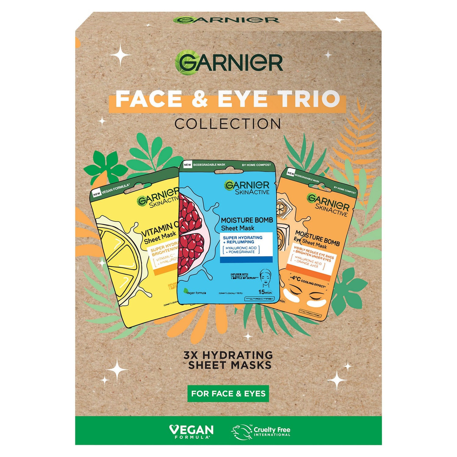 GARNIER SKINCARE ULTIMATE FACE &amp; EYE TRIO SET 