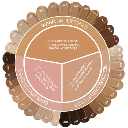 Bperfect Chroma Cover Foundation Luminous Colour Wheel