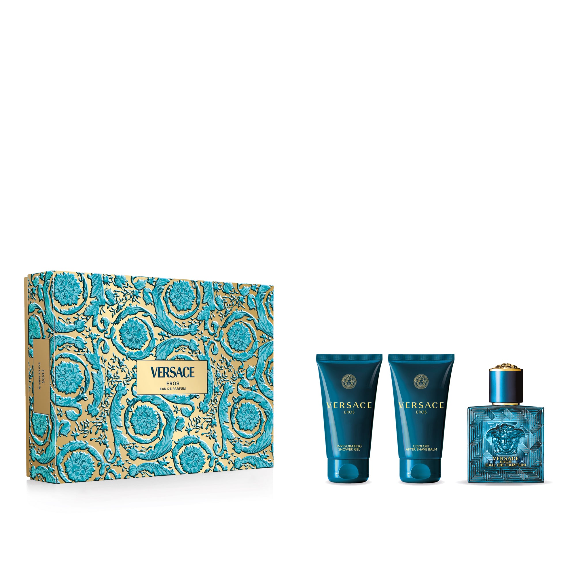 Versace Eros EDT 50ML 3 Piece Set Xmas