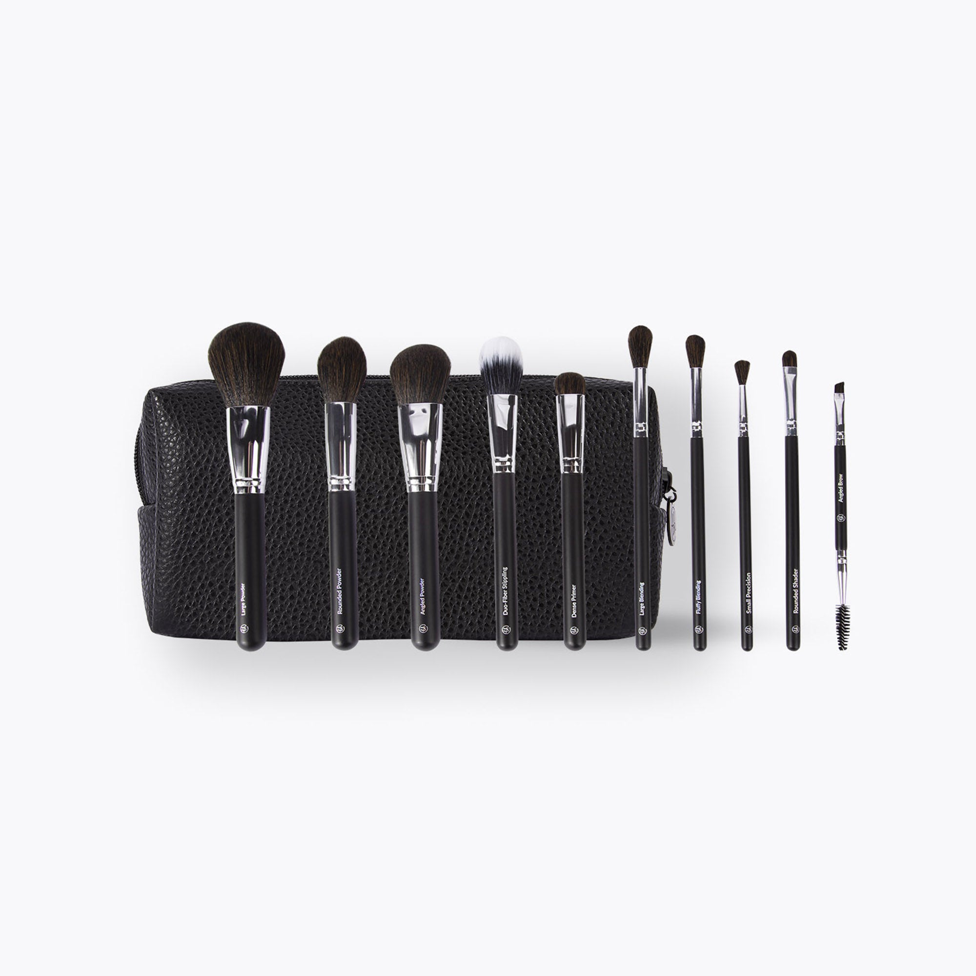 BH COSMETICS ULTIMATE ESSENTIALS 10 PIECE BRUSH SET  OPEN