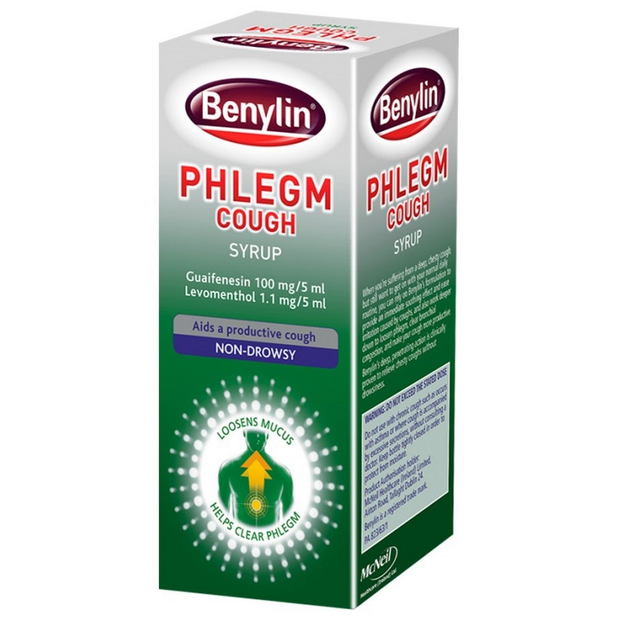 Benylin Phlegm Cough Syrup 125ml