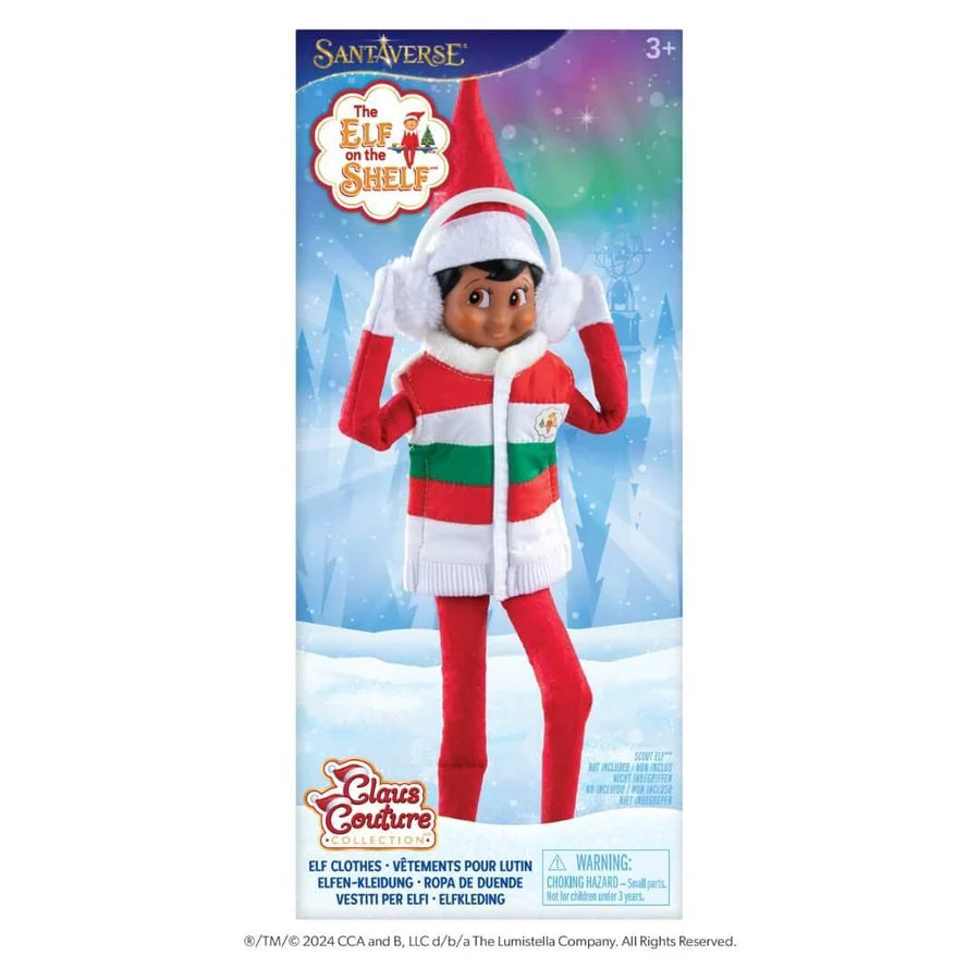 The Elf On The Shelf Claus Couture Collection Bundle Up Puffer Vest