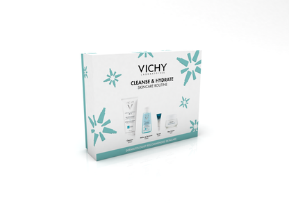 Vichy Cleanse &amp; Hydrate Skincare Routine Set