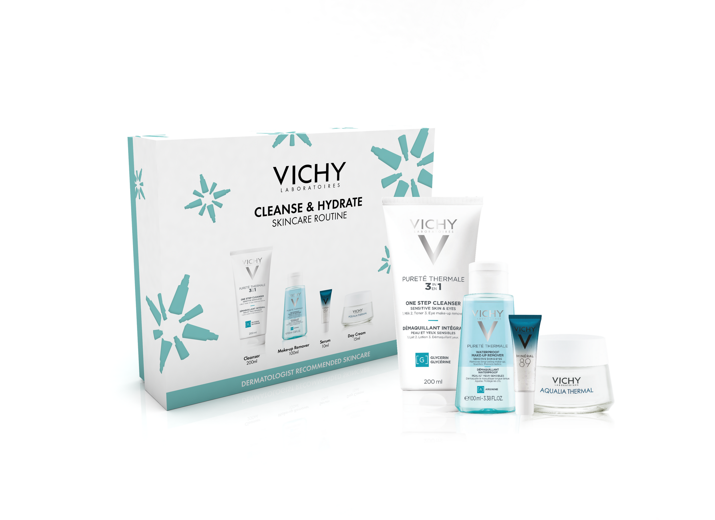 Vichy Cleanse &amp; Hydrate Skincare Routine Set