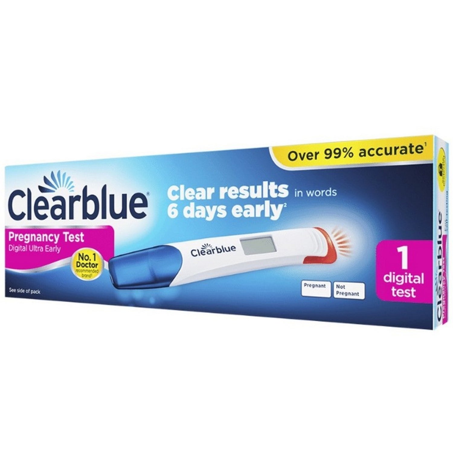 Clearblue test embarazo dig. 1 unid.