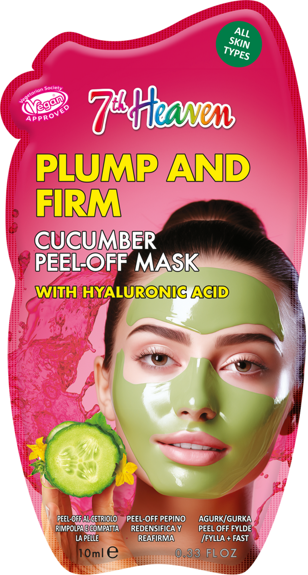 7TH Heaven Cucumber Peel-Off With Hyaluronic Acid 10ML