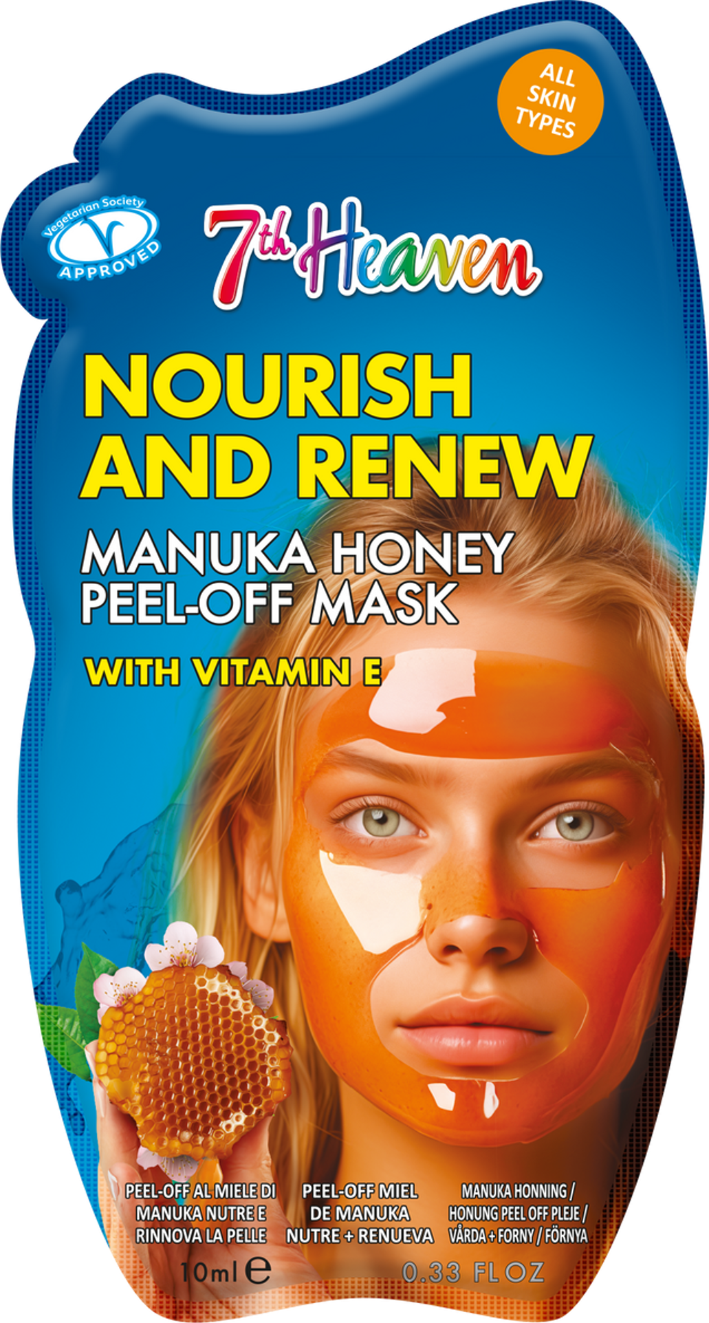 7TH Heaven Manuka Honey Peel-Off Mask With Vitamin E 10ML