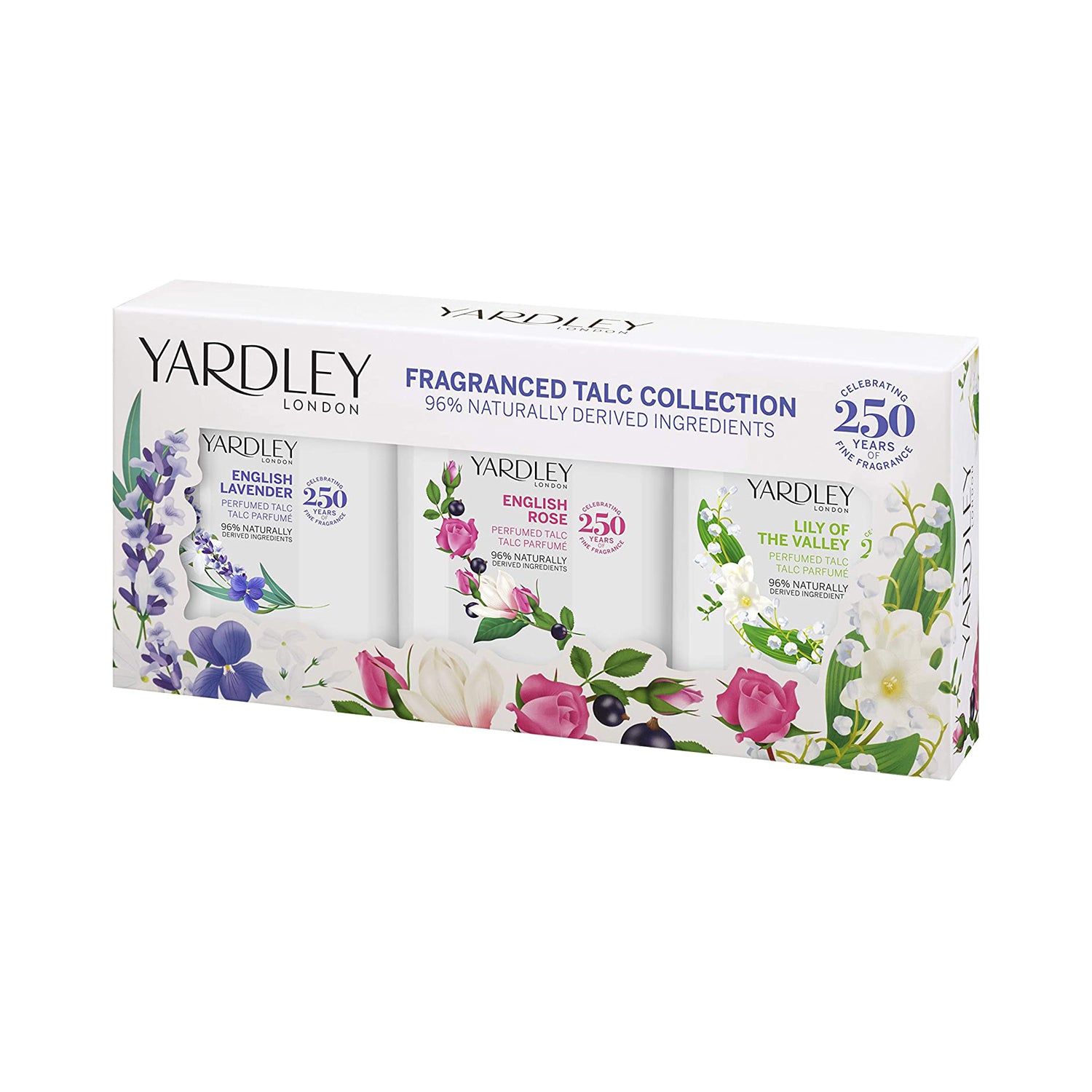 YARDLEY TALC 50G 3 PIECE GIFT SET 