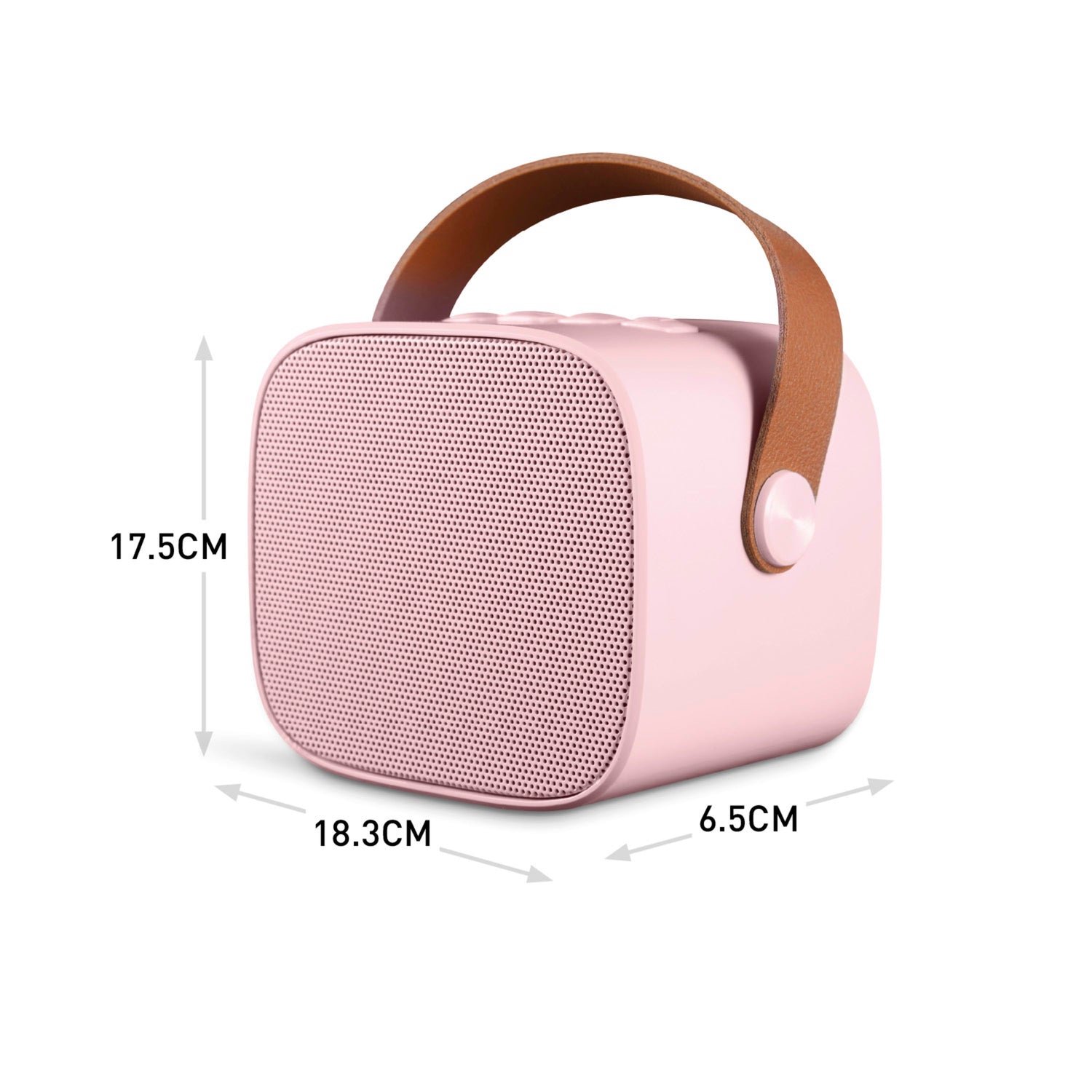 Itek 5W Bluetooth Speaker With Wireless Mic Pink