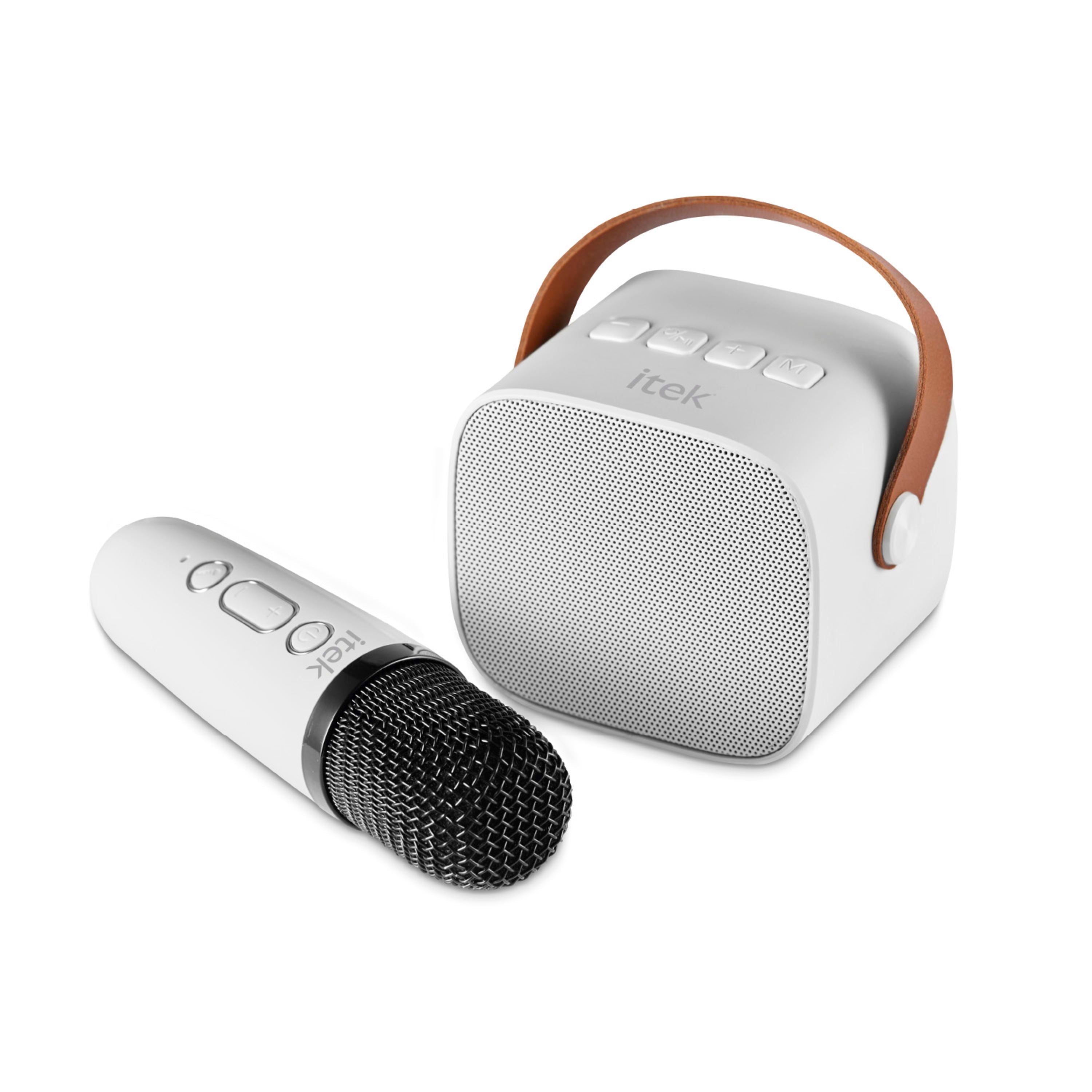 Itek 5W Bluetooth Speaker With Wireless Mic White