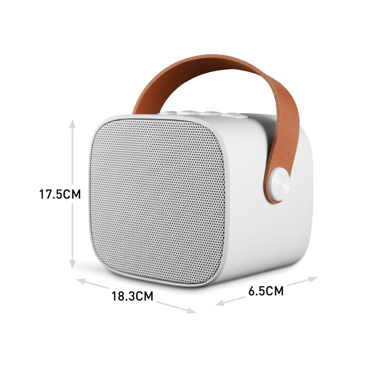 Itek 5W Bluetooth Speaker With Wireless Mic White