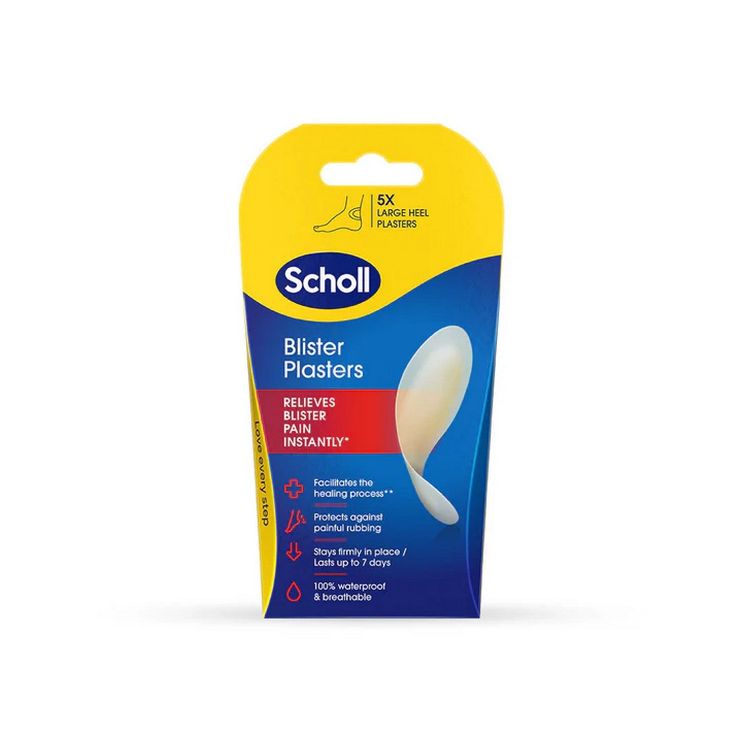 Scholl Blister Plasters Large 5 Pack