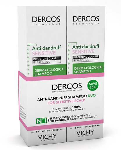 Dercos Anti Dandruff Sensitive Shampoo Duo 200ML