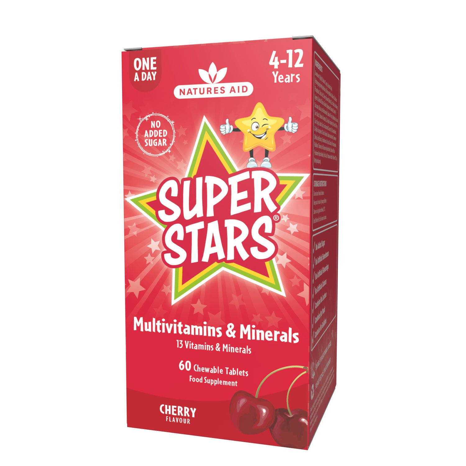 Natures Aid Super Stars Multivitamin and Minerals 60s