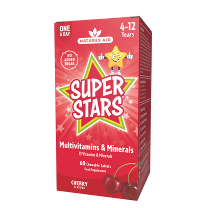 Natures Aid Super Stars Multivitamin and Minerals 60s