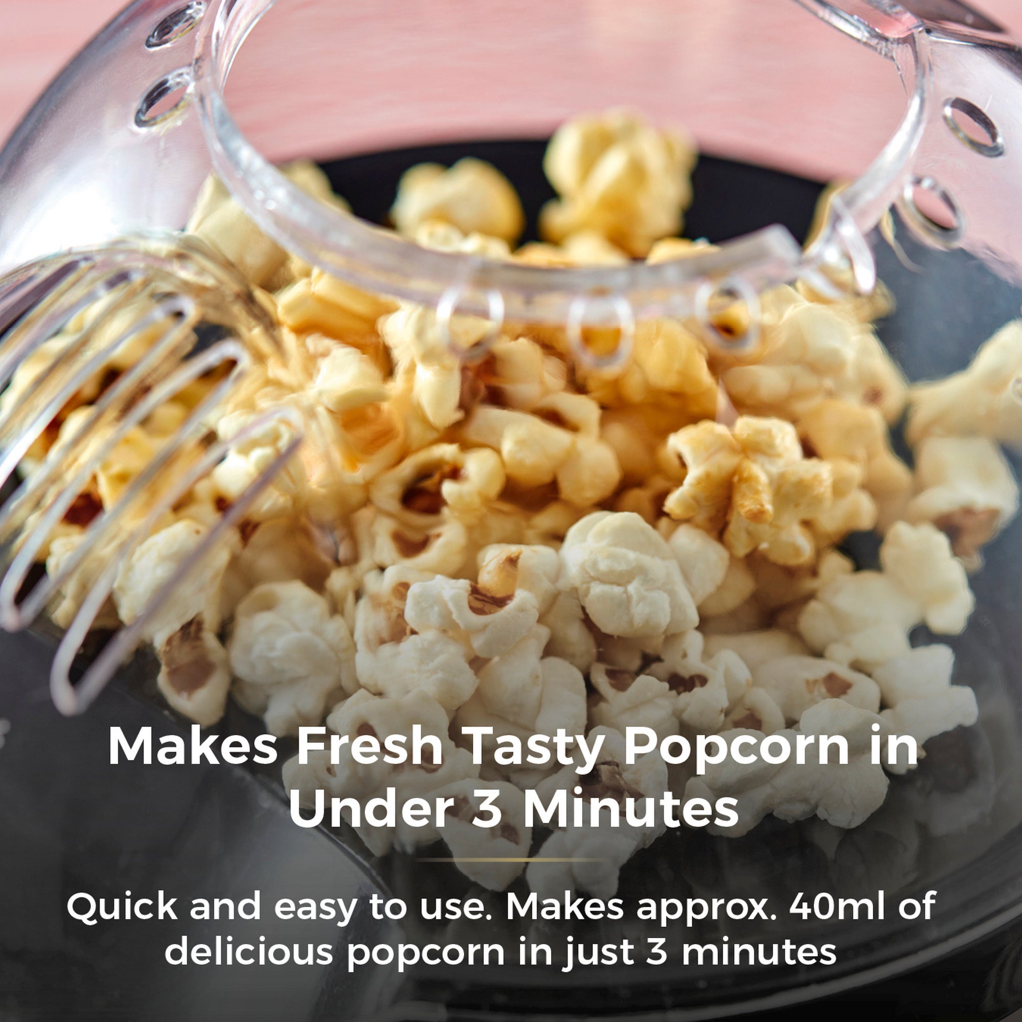 Popcorn Maker Household Healthy Hot Air Oil Free Corn Machine Popcorn For  Kitchen Kids Home-made Diy Popcorn Movie Snack Sonifer