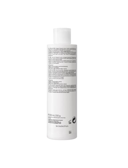 La Roche Posay Kerium Anti-Dandruff Cream Shampoo 200ml back