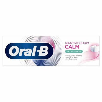 Oral B Sensitivity &amp; Gum Calm Toothpaste 75ml Extra Fresh