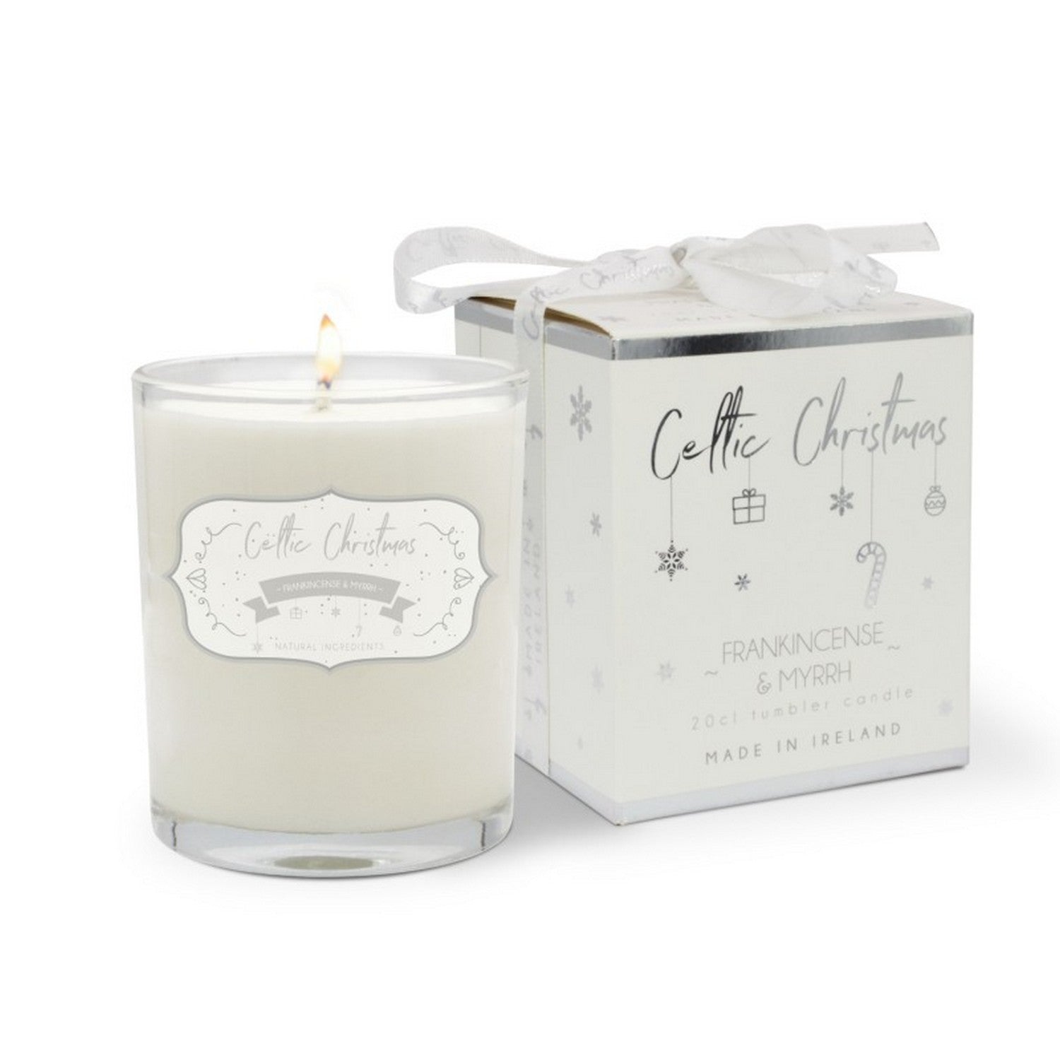 CELTIC CANDLES FRANKINCENSE &amp; MYRRH TUMBLER CANDLE 