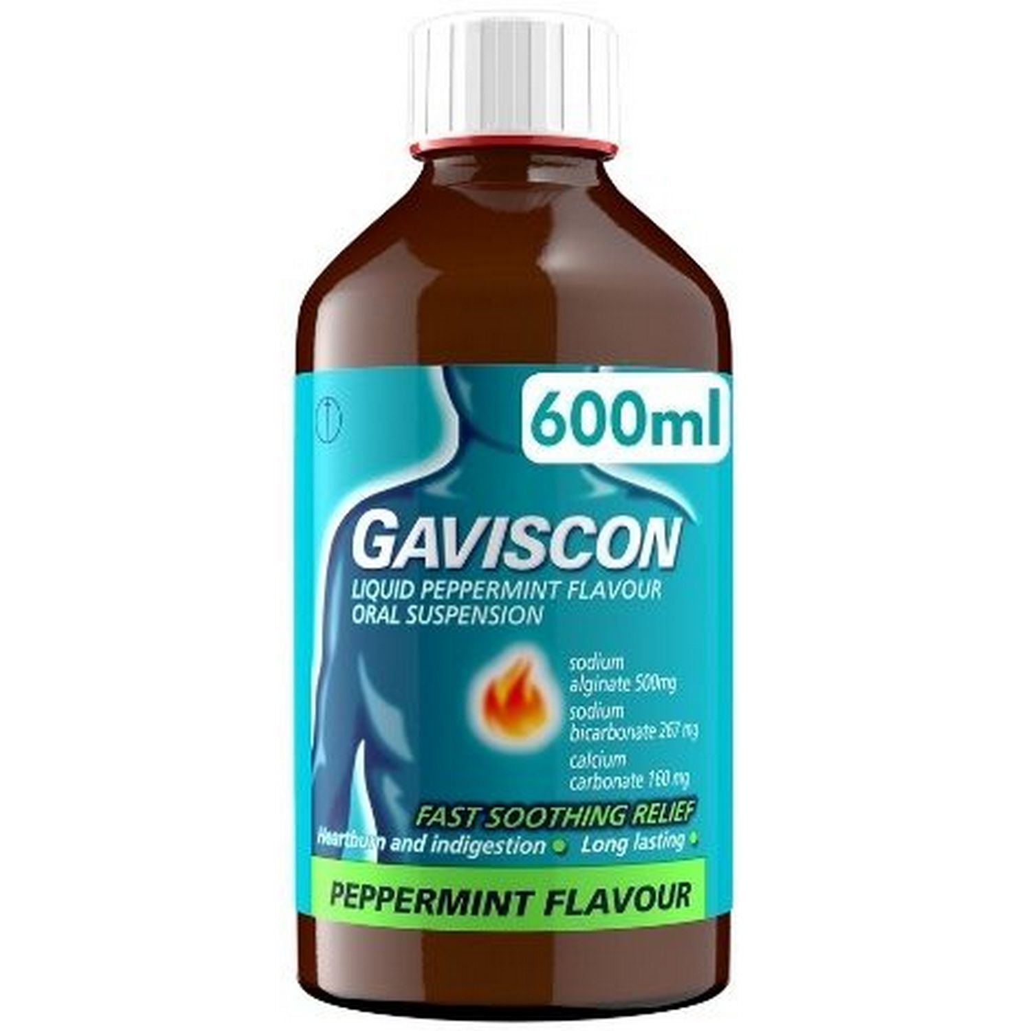 Gaviscon Liquid Peppermint 600ml