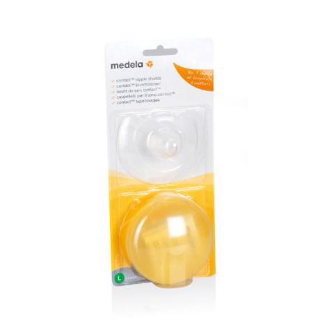  Medela Round Nipple Shield - 24 mm (Medium) : Breast Nipple  Therapy Products : Baby