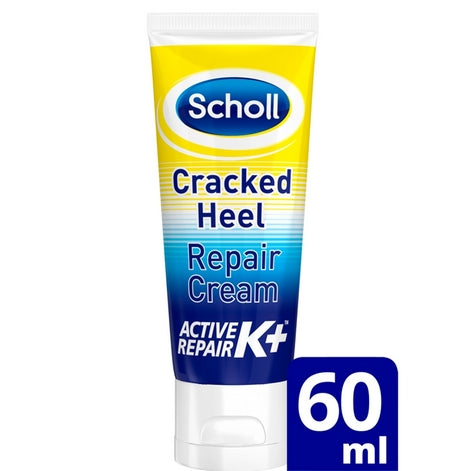 Scholl Cracked Heel Repair Cream Active Repair K+ Visible Results In 3 Days  60ml