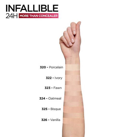 Loreal infallible concealer deals swatch