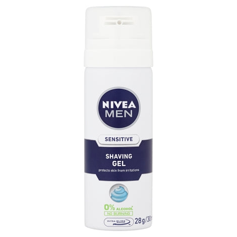 Nivea Men Sensitive Shave Gel Travel Size 30ml