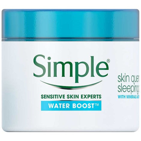 Simple Water Boost Skin Quench Sleeping Cream