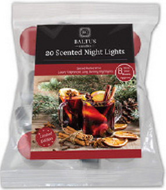 Baltus Night Lights 8 Hour Born Mulled Wine 20 Pack